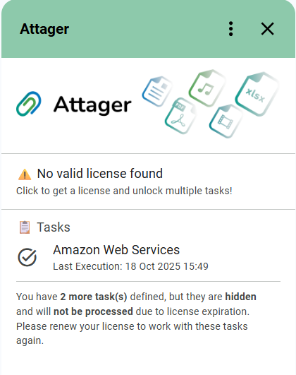 License Card Hidden Tasks