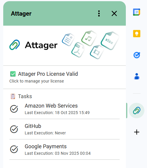 Attager Screenshot