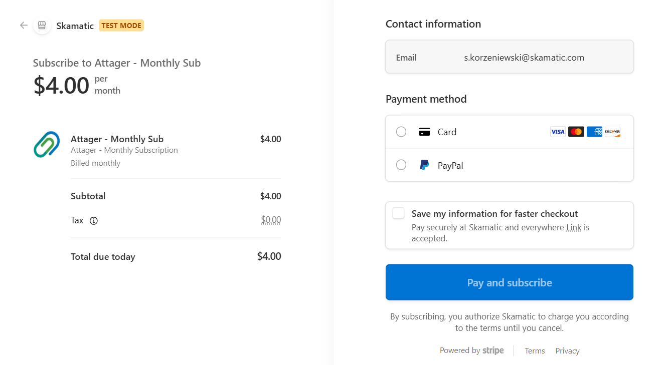 License Card Subscriptions